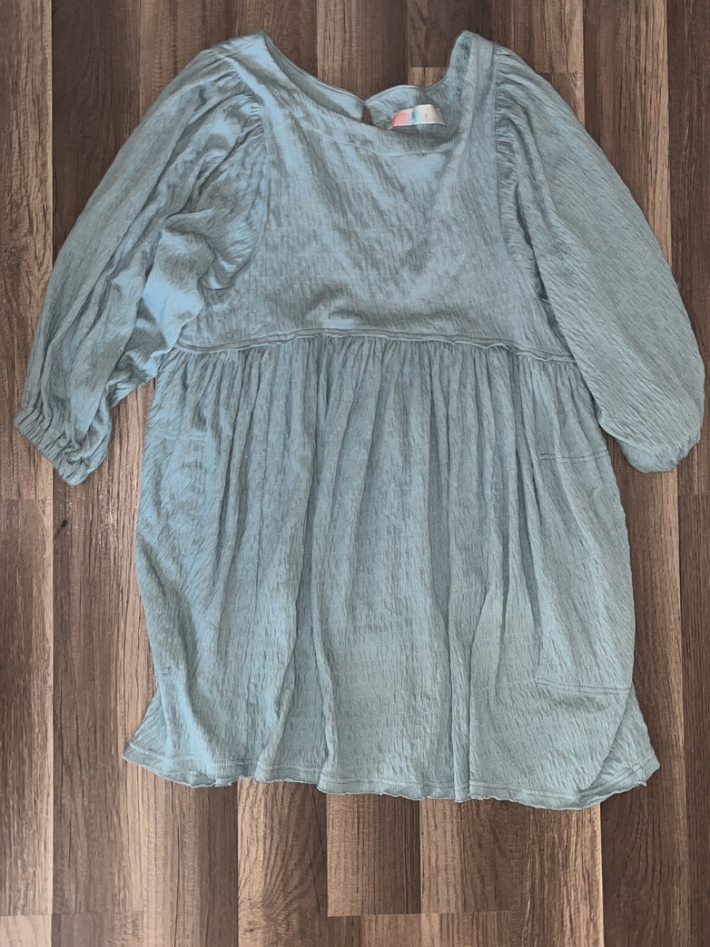 Free people beach extra small blue dress Boho summer comfy soft XS - Picture 2 of 4